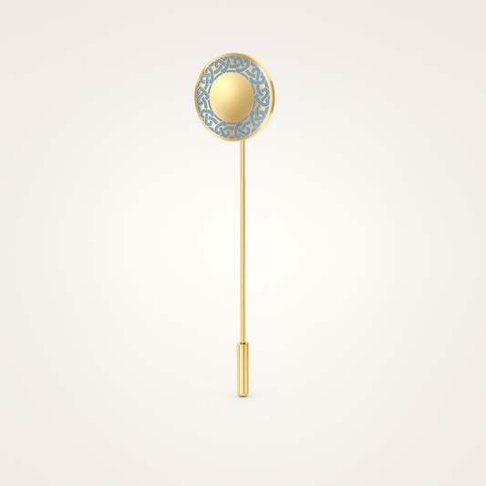 Anstecknadel_Eternal_18mm_Feinvergoldet_Perlblau