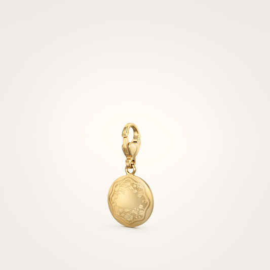 Charm-Anhänger_Floral_18mm_Feinvergoldet
