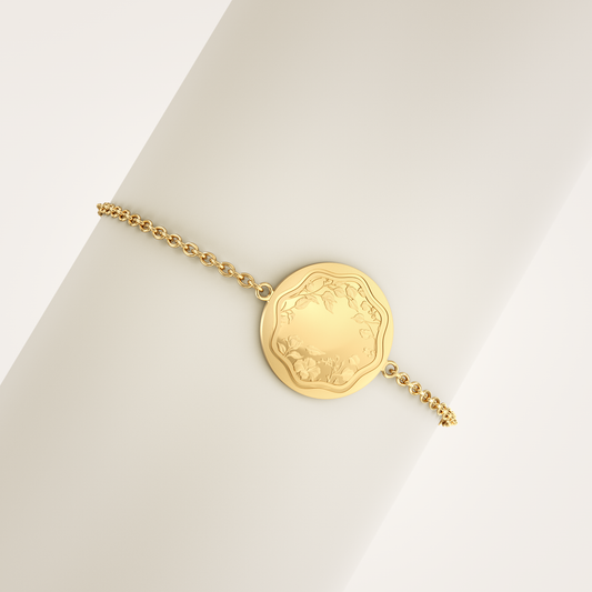 Armband_Floral_18mm_Feinvergoldet