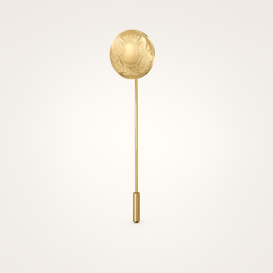 Anstecknadel_Majestic_18mm_18_Karat_Gelbgold