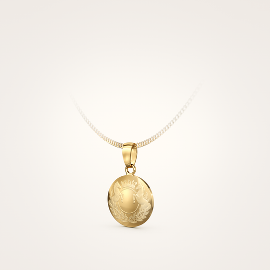 Schmuckanhänger_für_Halskette_Majestic_18mm_18_Karat_Gelbgold