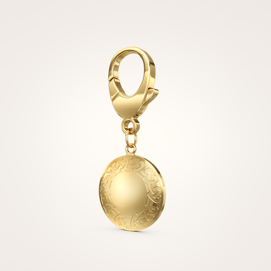 Taschenanhänger_Eternal_26mm_18_Karat_Gelbgold