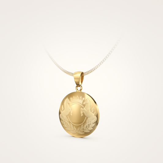 Schmuckanhänger_für_Halskette_Majestic_26mm_18_Karat_Gelbgold