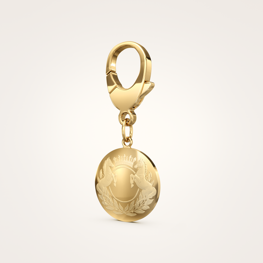 Taschenanhänger_Majestic_26mm_18_Karat_Gelbgold