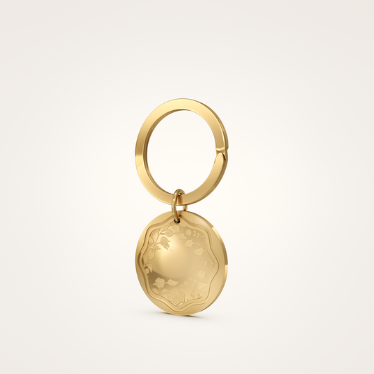 Tier-Schmuckanhänger_mit_Sicherungsring_Floral_26mm_18_Karat_Gelbgold