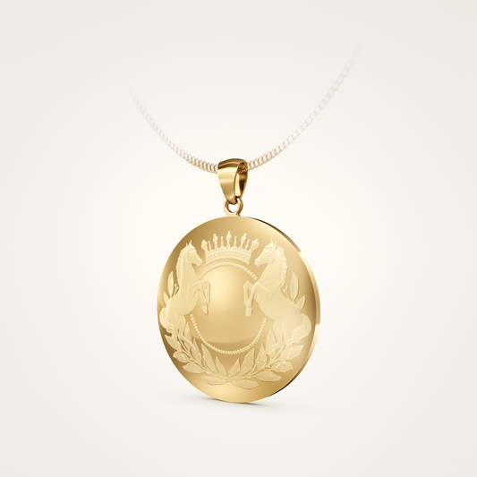 Schmuckanhänger_für_Halskette_Majestic_36mm_18_Karat_Gelbgold