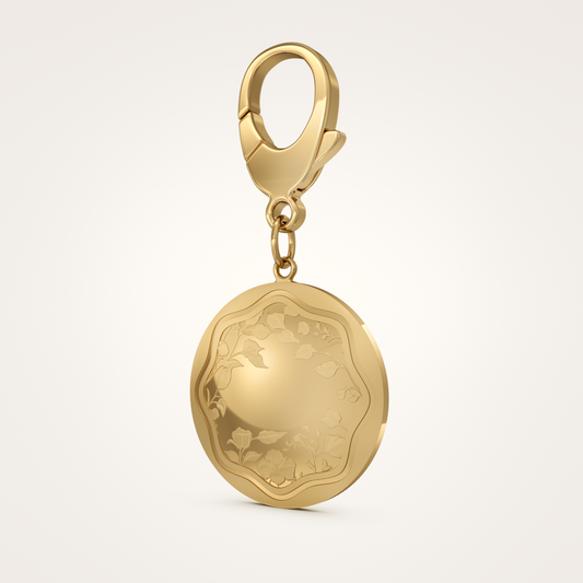 Taschenanhänger_Floral_36mm_18_Karat_Gelbgold