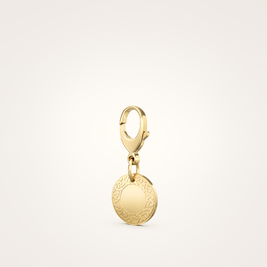 Tier-Schmuckanhänger_mit_Karabiner_Eternal_18mm_Feinvergoldet