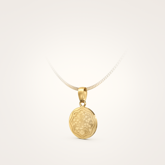 Schmuckanhänger_für_Halskette_Floral_18mm_18_Karat_Gelbgold