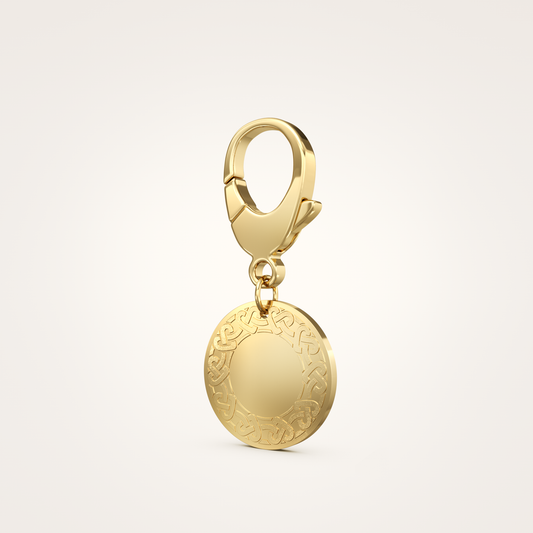 Tier-Schmuckanhänger_mit_Karabiner_Eternal_26mm_Feinvergoldet