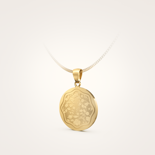 Schmuckanhänger_für_Halskette_Floral_26mm_18_Karat_Gelbgold