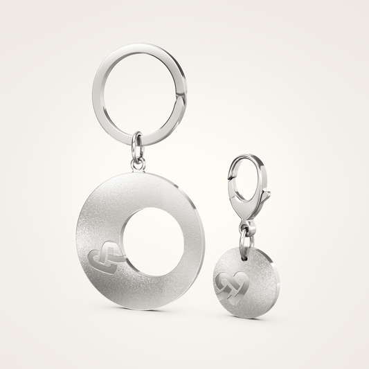 Anhänger-Set_-_Schlüsselanhänger_&_Tier-Anhänger_mit_Karabiner_Faithful_36mm_Sterling_Silber