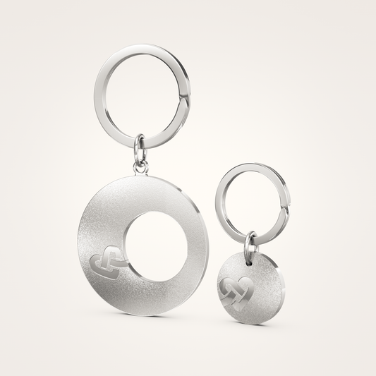 Anhänger-Set_-_Schlüsselanhänger_&_Tier-Anhänger_mit_Sicherungsring_Faithful_36mm_Sterling_Silber