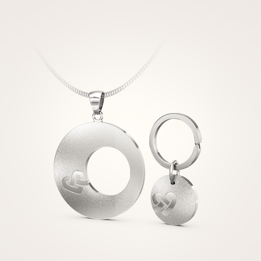 Anhänger-Set_-_Schmuckanhänger_&_Tier-Anhänger_mit_Sicherungsring_Faithful_36mm_Sterling_Silber