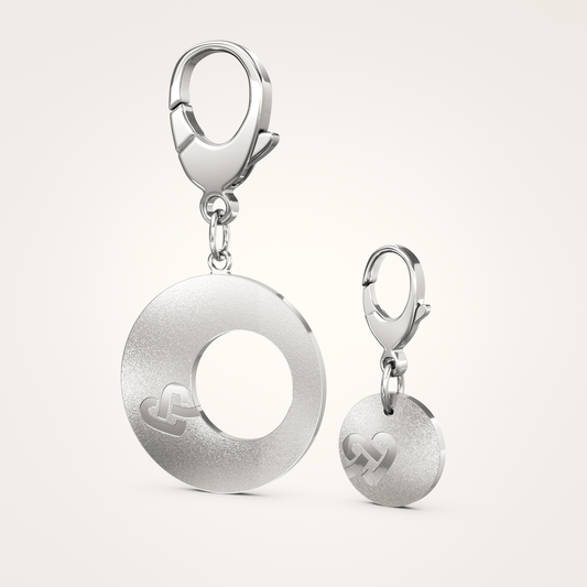 Anhänger-Set_-_Taschenanhänger_&_Tier-Anhänger_mit_Karabiner_Faithful_36mm_Sterling_Silber