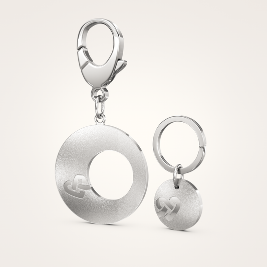 Anhänger-Set_-_Taschenanhänger_&_Tier-Anhänger_mit_Sicherungsring_Faithful_36mm_Sterling_Silber