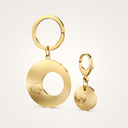 Anhänger-Set_-_Schlüsselanhänger_&_Tier-Anhänger_mit_Karabiner_Faithful_36mm_18_Karat_Gelbgold