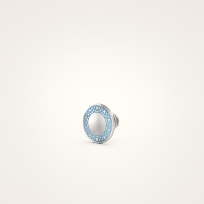 Ansteck-Pin_Eternal_18mm_Sterling_Silber_Perlblau