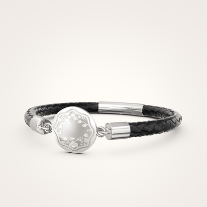 Lederarmband_Floral_18mm_Sterling_Silber