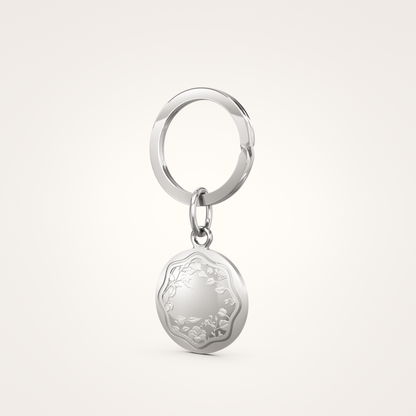 Schlüsselanhänger_Floral_18mm_Sterling_Silber