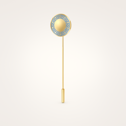 Anstecknadel_Eternal_18mm_Feinvergoldet_Perlblau