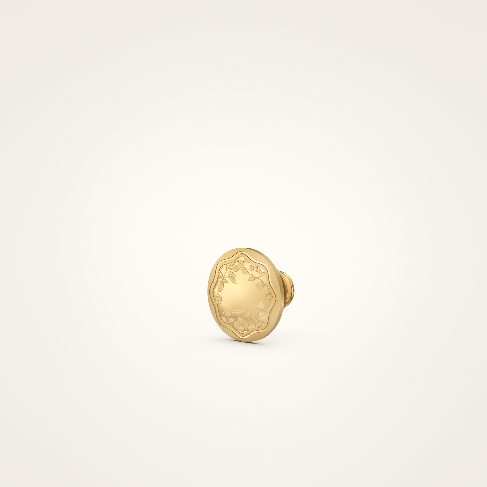 Ansteck-Pin_Floral_18mm_Feinvergoldet