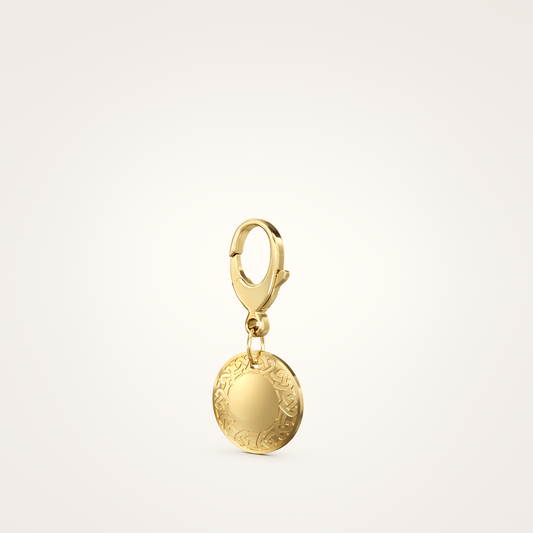 Tier-Schmuckanhänger_mit_Karabiner_Eternal_18mm_18_Karat_Gelbgold