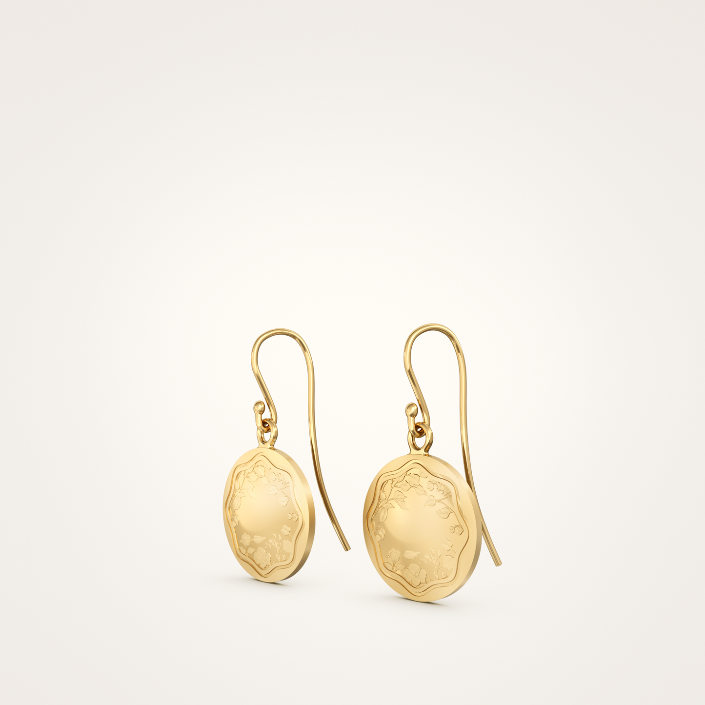 Ohrhänger_Floral_18mm_18_Karat_Gelbgold