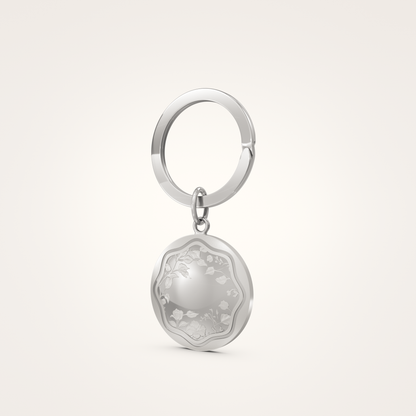 Schlüsselanhänger_Floral_26mm_Sterling_Silber