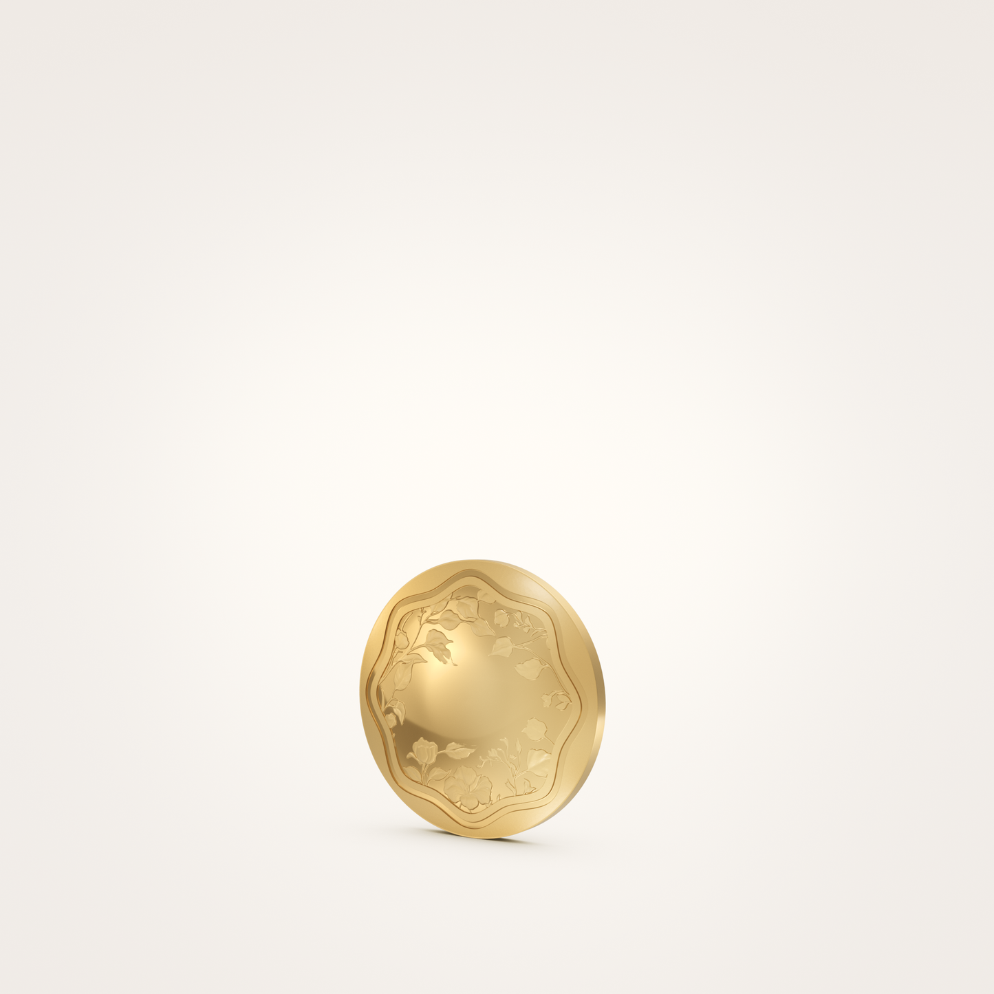 Ansteck-Pin_Floral_26mm_Feinvergoldet