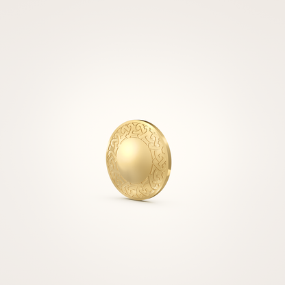 Ansteck-Pin_Eternal_26mm_18_Karat_Gelbgold