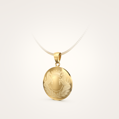 Schmuckanhänger_für_Halskette_Majestic_26mm_18_Karat_Gelbgold