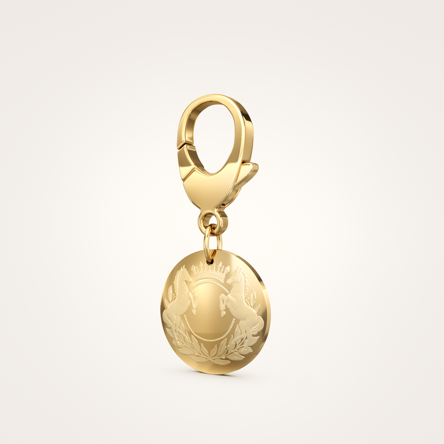 Tier-Schmuckanhänger_mit_Karabiner_Majestic_26mm_18_Karat_Gelbgold
