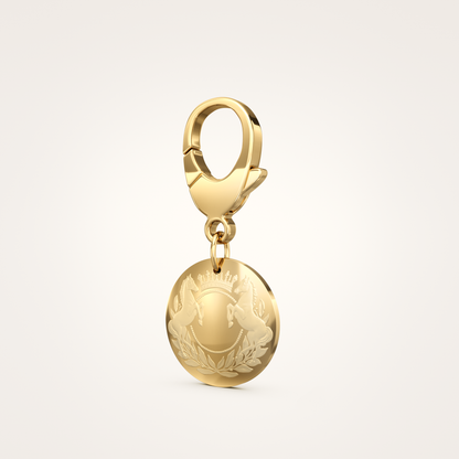 Tier-Schmuckanhänger_mit_Karabiner_Majestic_26mm_18_Karat_Gelbgold