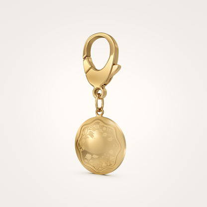 Taschenanhänger_Floral_26mm_18_Karat_Gelbgold