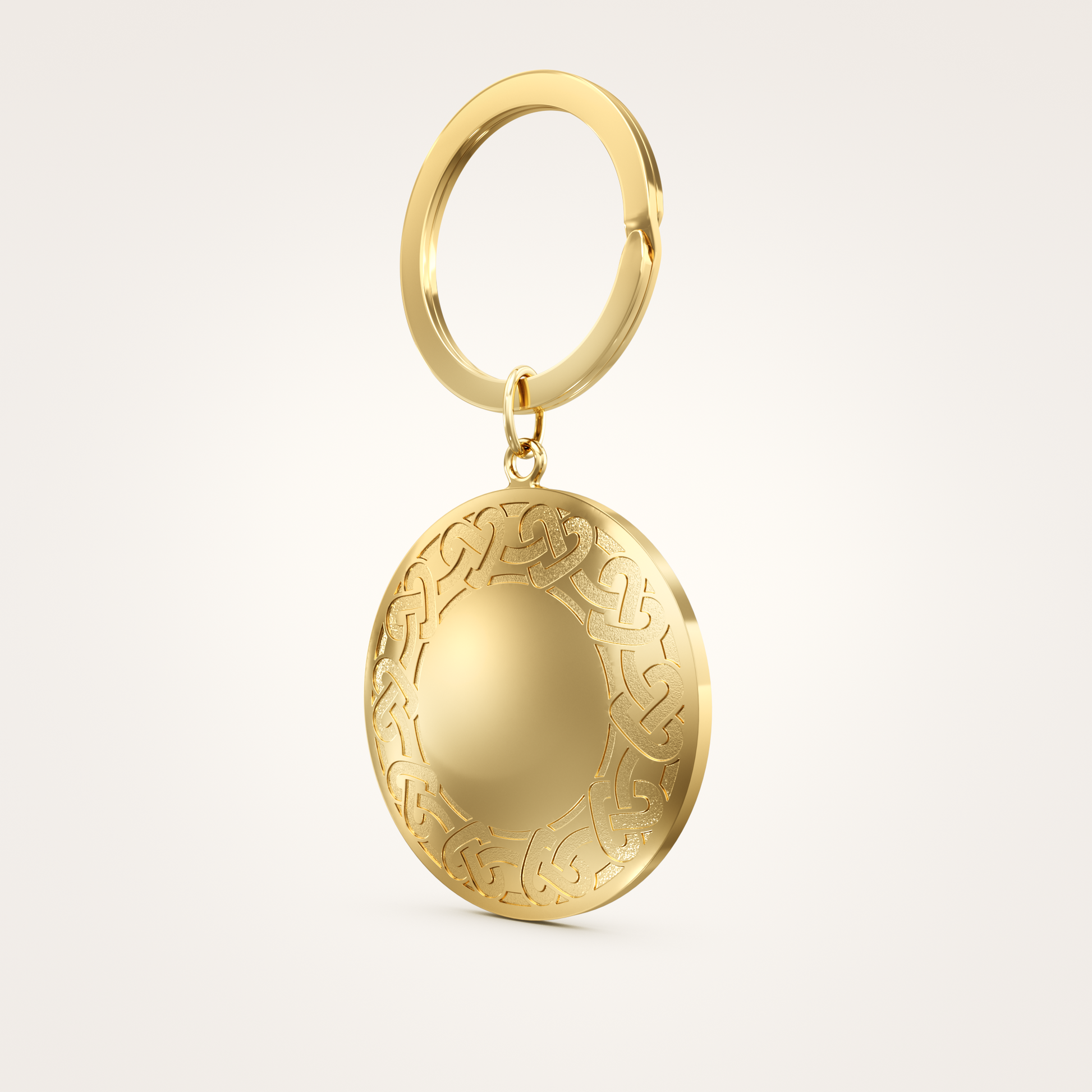 Schlüsselanhänger_Eternal_36mm_18_Karat_Gelbgold