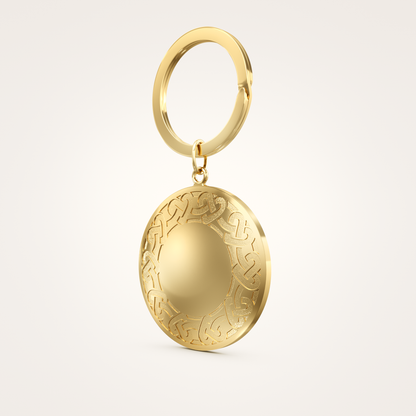 Schlüsselanhänger_Eternal_36mm_18_Karat_Gelbgold