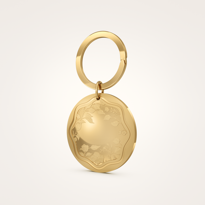 Tier-Schmuckanhänger_mit_Sicherungsring_Floral_36mm_18_Karat_Gelbgold