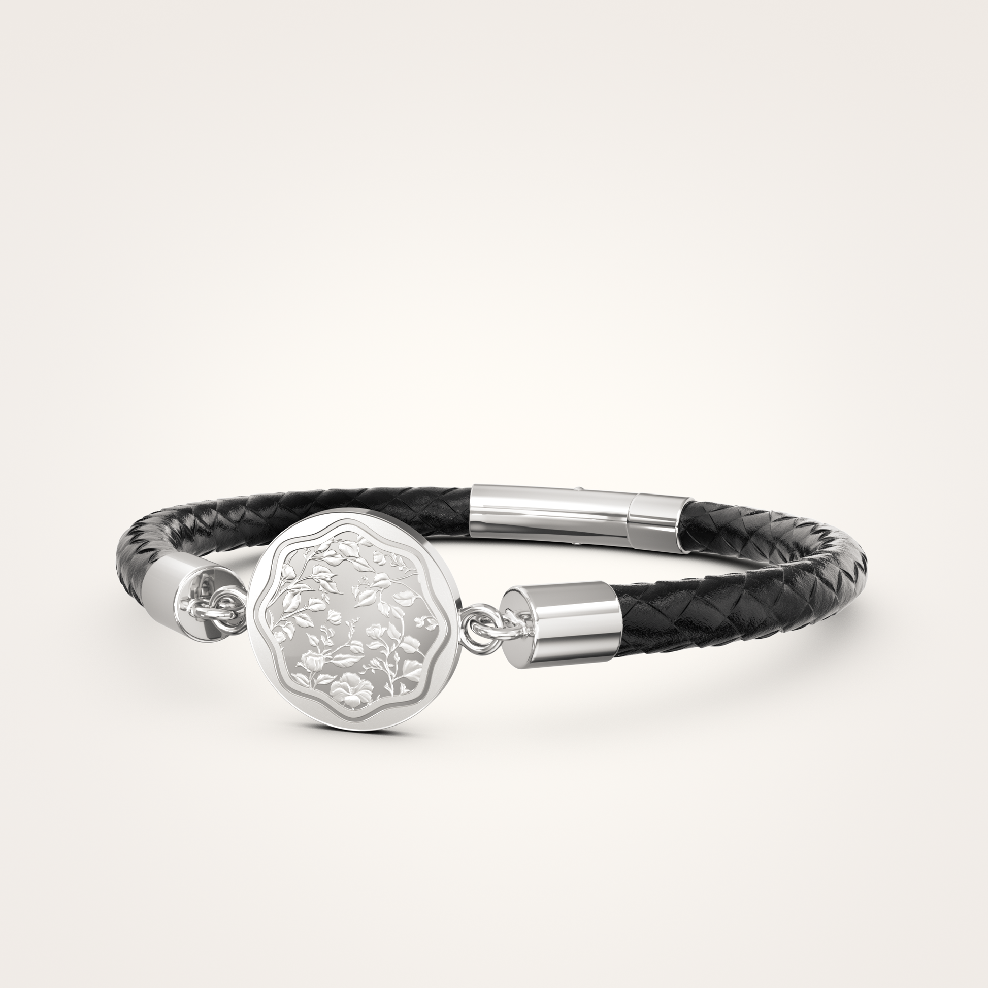 Lederarmband_Floral_18mm_Sterling_Silber