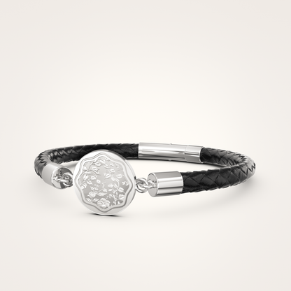 Lederarmband_Floral_18mm_Sterling_Silber