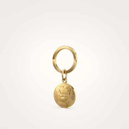 Schlüsselanhänger_Guardian_18mm_18_Karat_Gelbgold