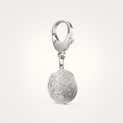 Taschenanhänger_Floral_26mm_Sterling_Silber