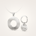 Anhänger-Set_-_Schmuckanhänger_&_Tier-Anhänger_mit_Sicherungsring_Eternal_36mm_Sterling_Silber
