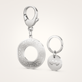 Anhänger-Set_-_Taschenanhänger_&_Tier-Anhänger_mit_Sicherungsring_Eternal_36mm_Sterling_Silber
