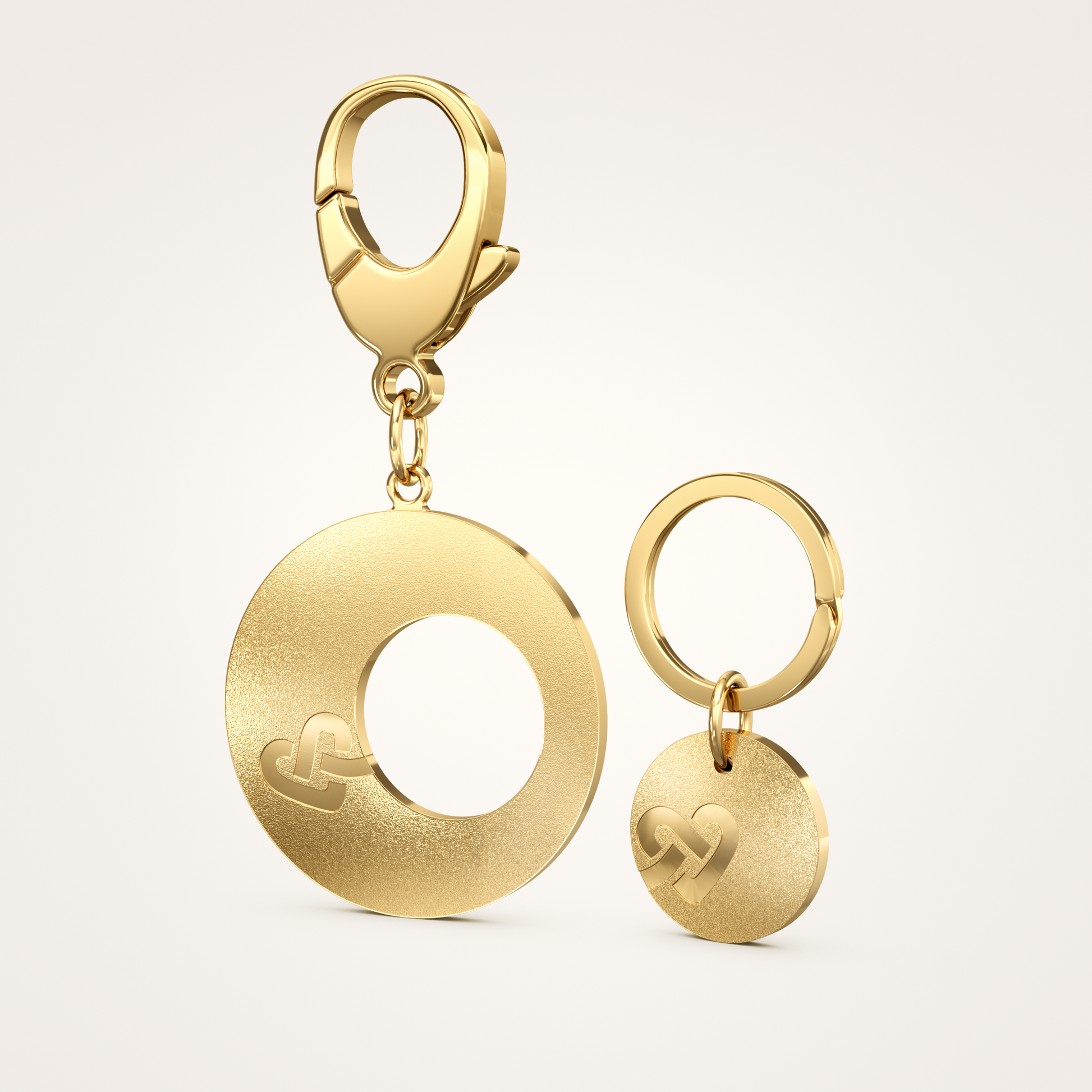 Anhänger-Set_-_Taschenanhänger_&_Tier-Anhänger_mit_Sicherungsring_Faithful_36mm_Feinvergoldet